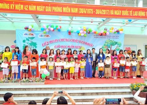 Liên hoan Chúng cháu vui khỏe cấp Mầm non Quận Long Biên năm học 2016 – 2017

